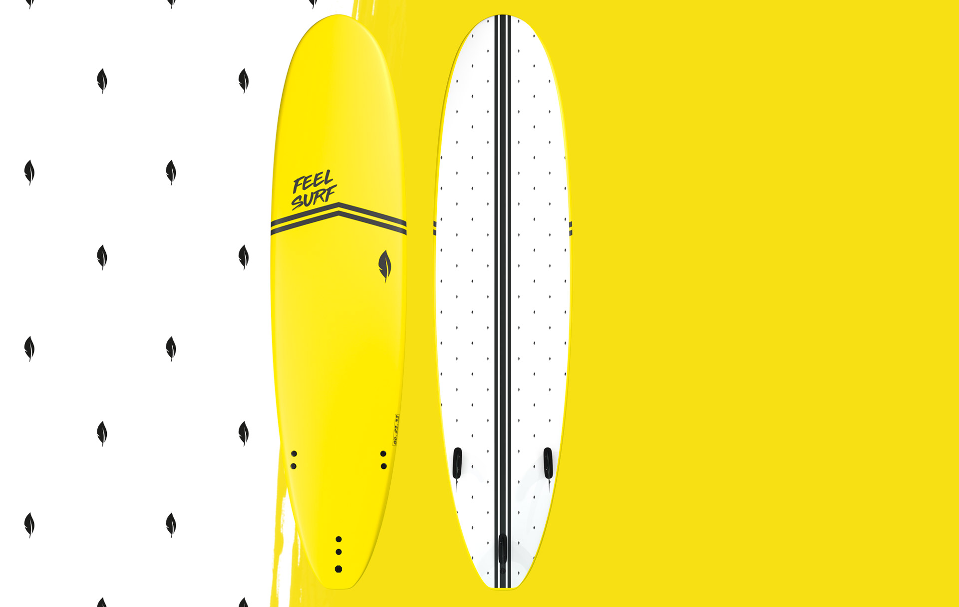 PLANCHE DE SURF EN MOUSSE 8' FEEL SURF PLANCHE DE SURF EN MOUSSE 8' FEEL SURF